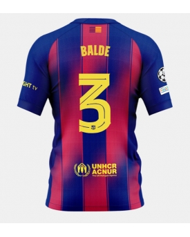 Billige Fotballdrakt Barcelona Alejandro Balde #3 Replika Hjemmedrakt 2025-26 Kortermet Billige Fotballdrakt Barcelona Alejandro Balde #3 Replika Hjemmedrakt 2025-26 Kortermet